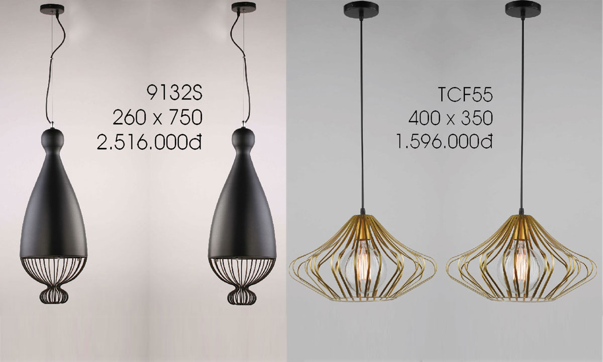 Đèn Thả Trang Trí Kiểu Dáng Hot Nhất Năm 2023